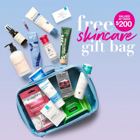 Priceline Pharmacy free skincare gift bag
