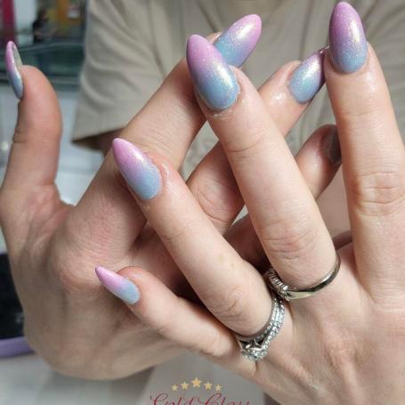 Gold Class Nails Ombre