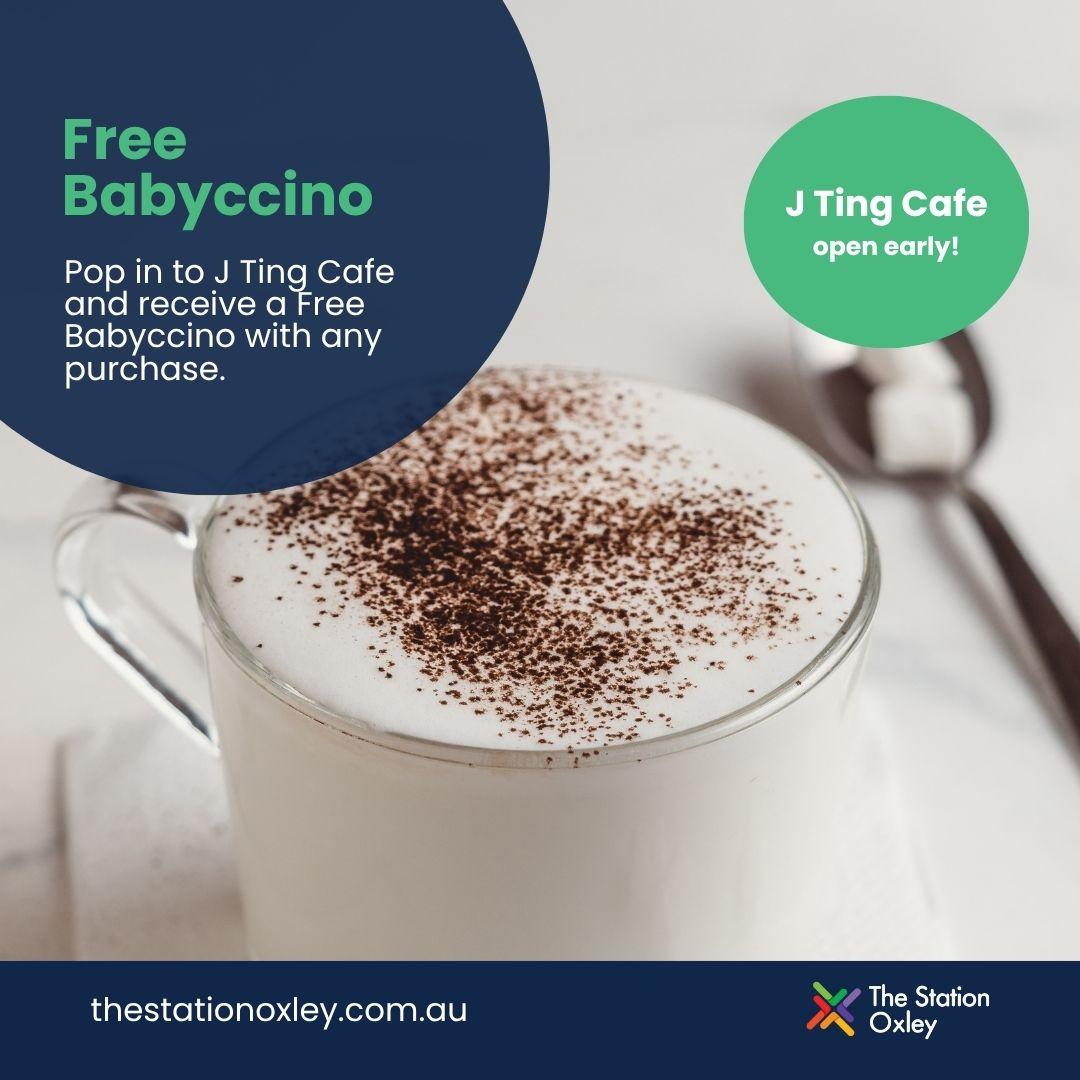 Free Babyccino J Ting